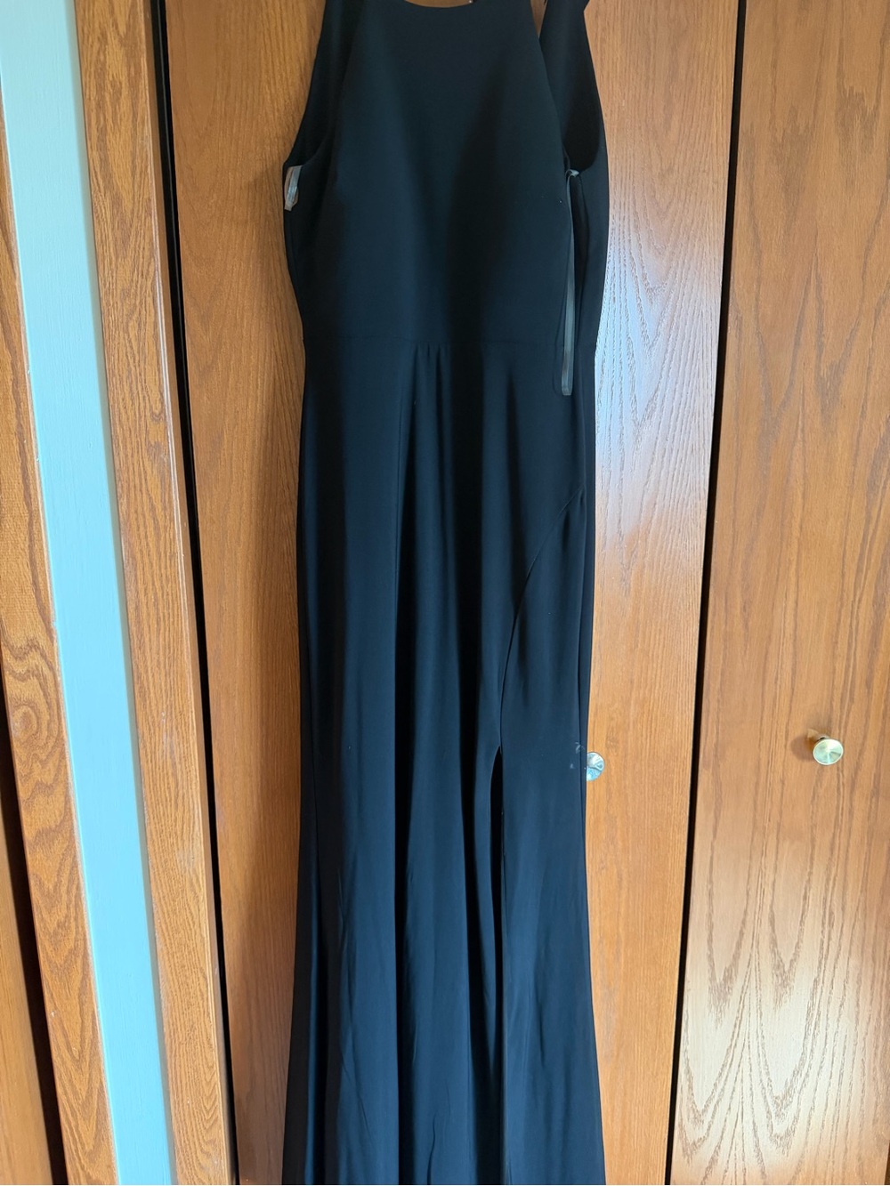 Jump Black Halter Top Formal Maxi Dress